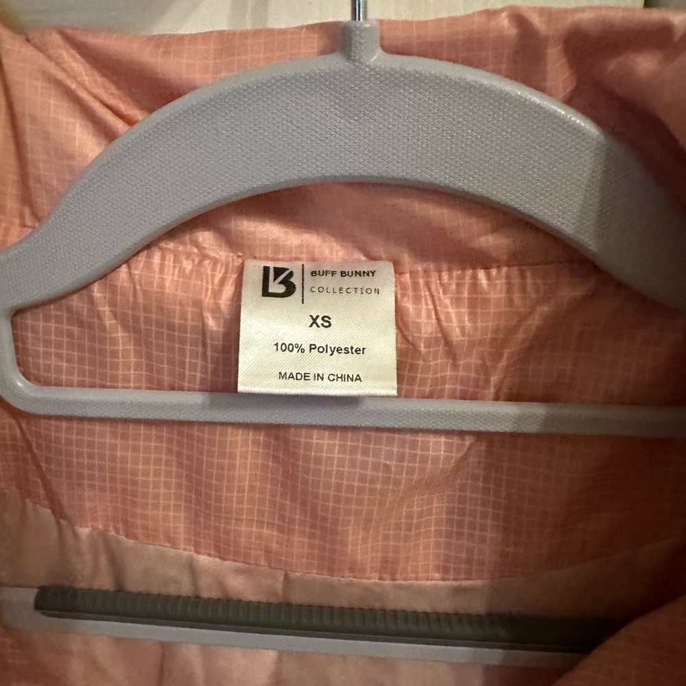 BuffBunny Pink Hooded Windbreaker Jacket - Picture 5 of 5